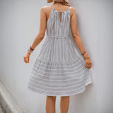 Summer women's striped dress