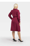 Plus size dress model 193902 Karko