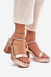Heel sandals model 214092 Step in style