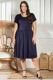 Plus size dress model 183285 Karko