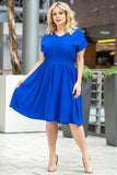 Plus size dress model 183385 Karko