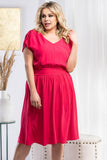 Plus size dress model 183386 Karko