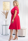 Plus size dress model 183386 Karko