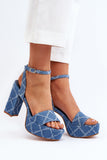  Heel sandals model 194141 Step in style 