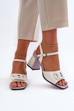  Heel sandals model 195418 Step in style 