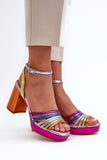  Heel sandals model 198139 Step in style 
