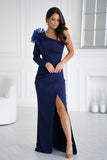  Long dress model 202374 Bicotone 