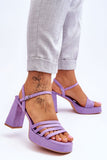  Heel sandals model 179119 Step in style 