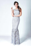 Long dress model 184316 Marselini 