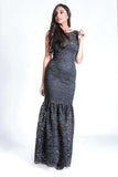  Long dress model 184318 Marselini 